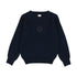 Lil Legs Navy Chunky Crest Knit Sweater