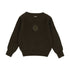 Lil Legs Olive Chunky Crest Knit Sweater