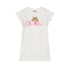 Moschino Cloud Colorful Txt Logo Bear Print Flutter SS Dress