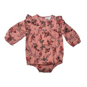 Emile et Ida Orchid Rose Romper