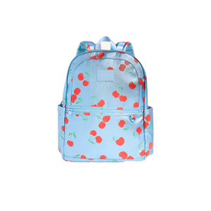 State Blue Cherries Kane Double Pocket Large Backpack