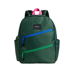 State Olive Diagonal Zipper Kane Backpack