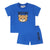 Moschino Vic Blue Bear Tee w/ Logo Shorts