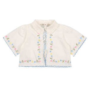 The New Society Hermione Coconut Blouse