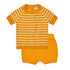 Fub Sunflower/Ecru Checked Tee & Shorts Set