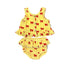 Piupiuchick Yellow w/ Red Bows Top & High Waisted Bloomer Set