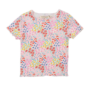 The New Society Anemone Print Nicolette Tee