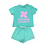 The New Society Jade Mykonos Baby Tee & Short Set