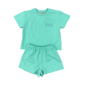 The New Society Jade Kymi Baby Tee & Short Set