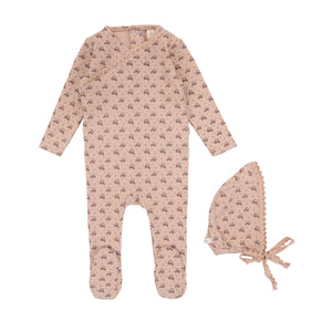 Lilette Roseberry Dotty Florette Footie Set