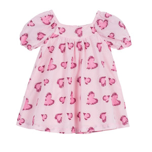 Yell-oh Embroidered Hearts Dress