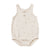 Quincy Mae Natural Bees Bubble Romper