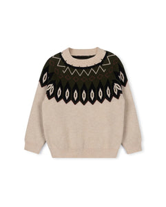 One Child Cram Fair Isle Multi Sweater