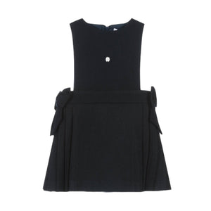 Patachou Navy Blue Pinafore Dress