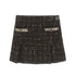 Patachou Black Tweed Skirt