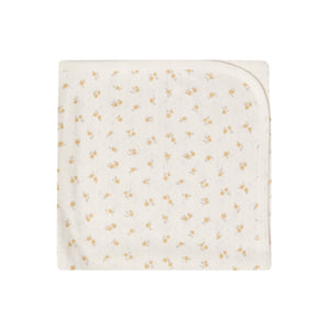 Quincy Mae Ditsy Melon Pointelle Baby Blanket