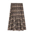 Mallory and Merlot Multi Voltaire Circle Printed Skirt