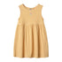 Wheat Yellow Rib Stripe Martha Embroidery Jersey Dress