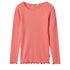 Wheat Light Coral Reese Rib LS T-Shirt