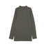 Kin and Kin K106 Heathered Grey Mock Turtleneck