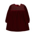 Louis Louise Burgundy Velvet Prunelle Dress