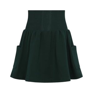 Parni K474 Green Girls Pocket Skirt