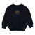 Lil Legs Navy Plaid Detail Boys Sweatshirt