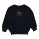 Lil Legs Navy Plaid Detail Boys Sweatshirt