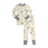 Parni PJ 65 Ivory/Navy Large Print Toile Pajamas