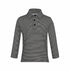 Parni K471 Black/Ivory Striped Polo