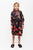Christina Rohde Black Floral Rose Skirt w/ Belt 2233 132