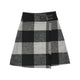 Olivia Rohde Black/Grey Plaid Skirt 2208 142