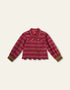 Oilily Plaid Green Moss Barony Blouse
