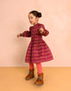 Oilily Plaid Green Moss Duchess LS Plaid Dress
