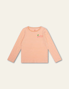 Oilily Eveningsand Cherry Tring LS Striped Tee