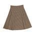 Olivia Rohde Brown Plaid Pleated Skirt
