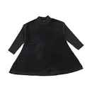 Lil legs Black Velour Dress