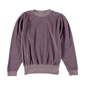 Picnik Purple Velvet Sweater