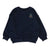 Lil Legs Navy Plaid Detail Boys Sweatshirt