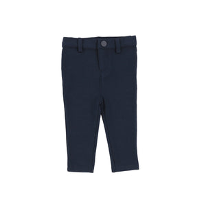 Lil Legs Navy Knit Pants without Seam