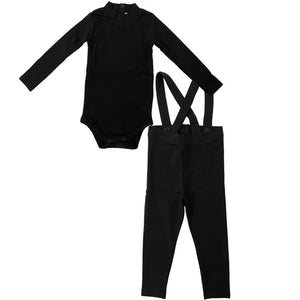 Parni K478 Black Baby Overall Set