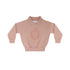 Parni K473 Pink Collar Sweatshirt w/ Logo Flocking