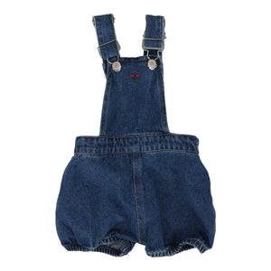 Lil Legs Blue Cherry Flower Overalls