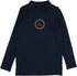 Lil Legs Navy Detail Mockneck
