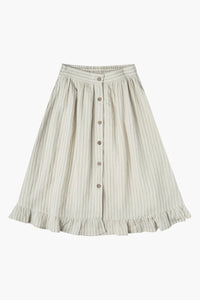 Rylee + Cru Sage Stripe Skirt