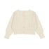 Lilette Cream Hearts Open Knit Cardigan