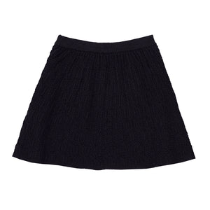 FUB Dark Navy US Pointelle Extra Length Skirt