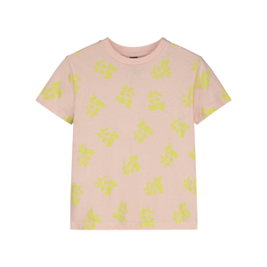 Bonmot Tan Rose Allover Bonmot T-Shirt