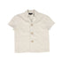 Bamboo Oatmeal Solid Linen Button Down Top
