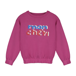 Bonmot Rasberry Elastic Mon Cheri Sweatshirt